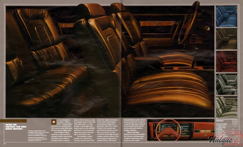 1984 Buick Prestige Full-Line All Models Brochure Page 40